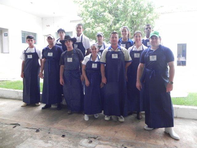 Participantes do curso de inseminação